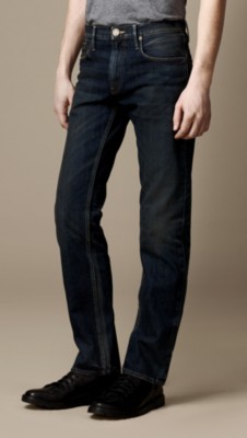 Cavendish Broken Wash Straight Fit Jeans