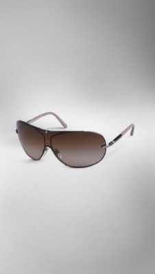 Metal Frame Visor Sunglasses