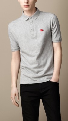 Check Placket Polo Shirt