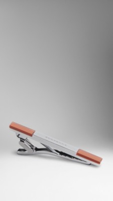 Enamel Insert Tie Clip