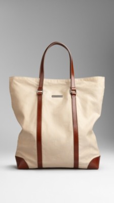 Cotton Gabardine Tote Bag