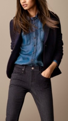 Knitted Wool Check Jacket