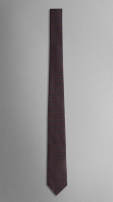 Woven Heart Silk Tie