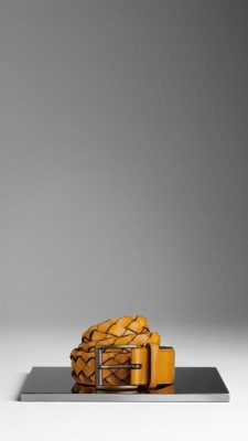 Woven Leather Belt