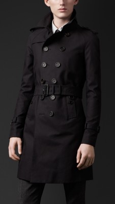 Cotton Gabardine Trench Coat