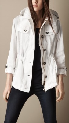Cropped Hooded Parka