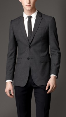 Modern Fit Virgin Wool Jacket