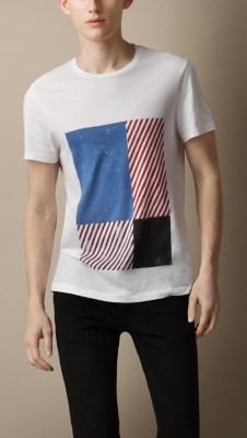 Graphic Check Print T-Shirt