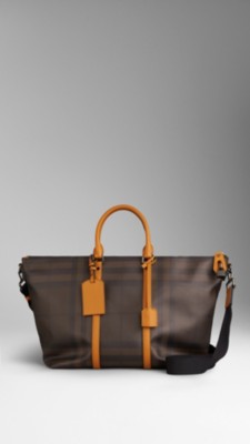 Smoked Check Tote Bag