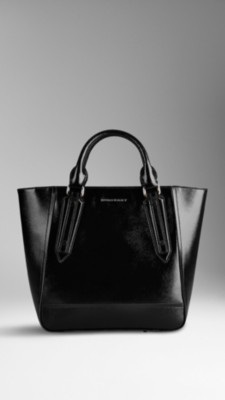 Bolso tote grande en charol London
