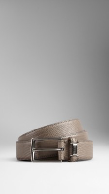 Lizard Leather Belt