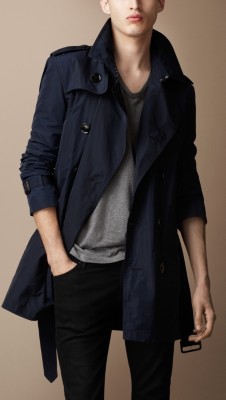 Lightweight Technical Fabric Packaway Trench Coat