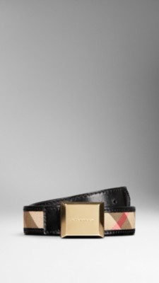 Bridle House Check Belt