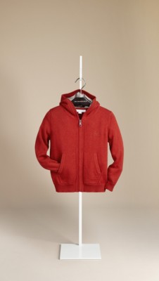 Cashmere Cotton Hooded Top