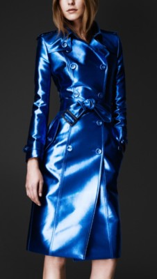 Metallic Trench Coat