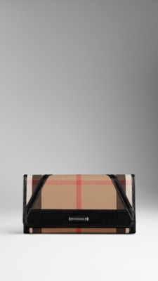 Bridle House Check Continental Wallet