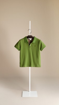Check Placket Polo Shirt