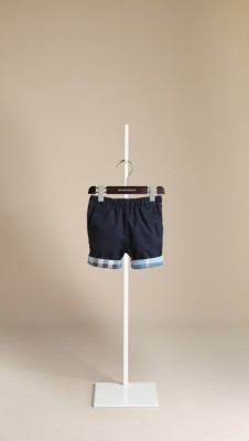 Check Cuff Chino Shorts