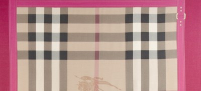 BRIGHT RHUBARB PINK CHECK