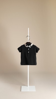 Check Collar Polo Shirt