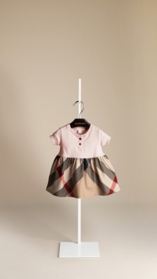 Check Detail Cotton Dress