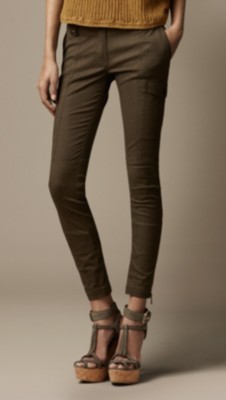 Skinny Fit Cargo Trousers