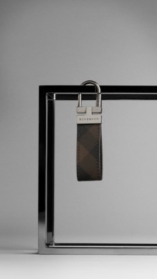 Smoked Check Key Fob