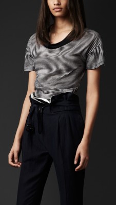 Striped Cotton T-Shirt