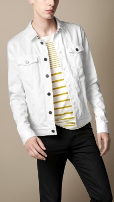 Classic White Denim Jacket