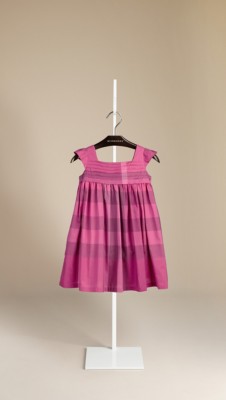 Check Pleated Dress