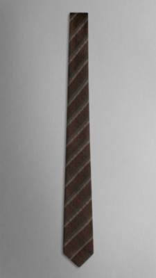 Striped Silk Jacquard Tie