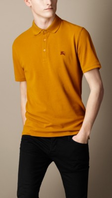 Check Placket Polo Shirt