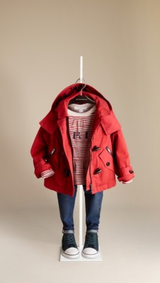 Oversize Cropped Duffle Coat