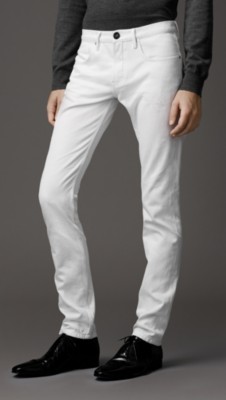 Shoreditch White Skinny Fit Jeans