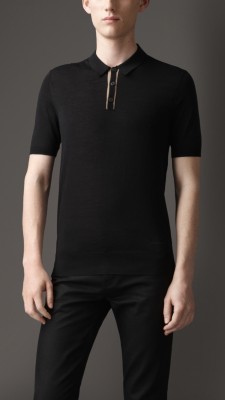 Contrast Placket Polo Shirt