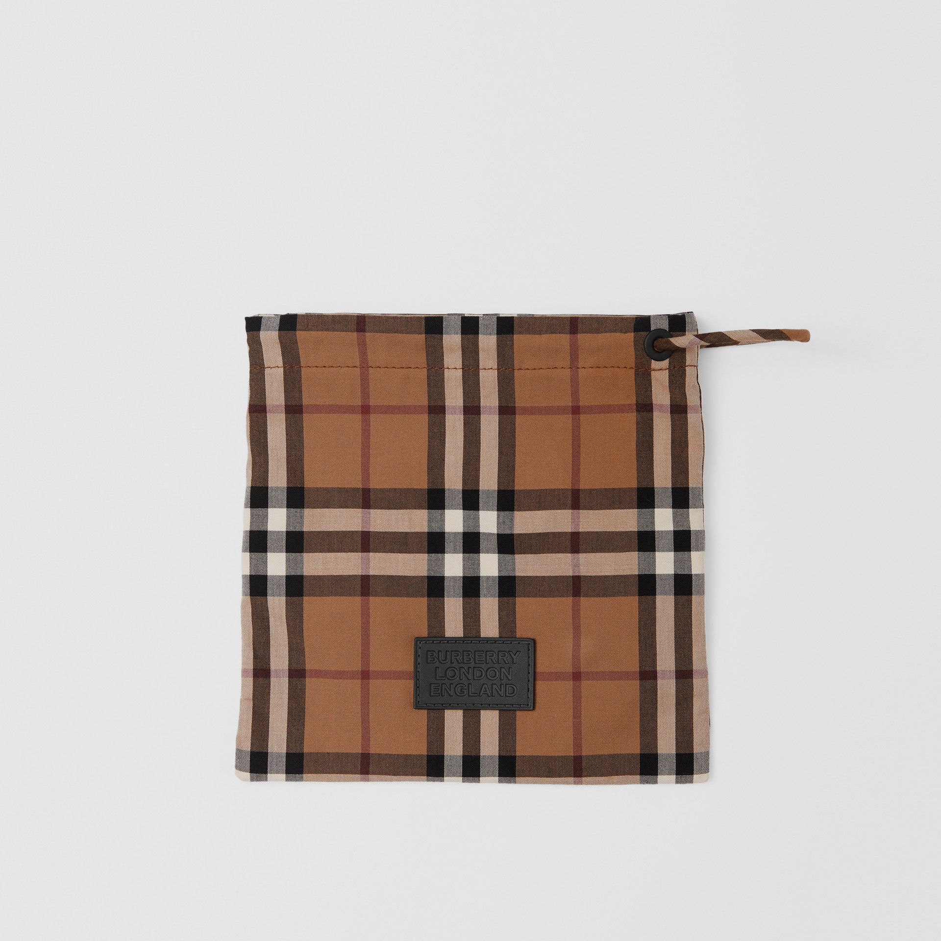 Vintage Check Cotton Face Mask in Birch Brown | Burberry - gallery image 1