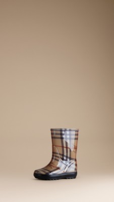 Haymarket Check Rain Boots
