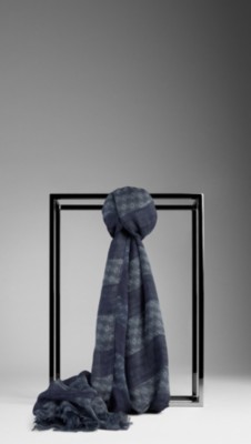 Striped Foulard Scarf