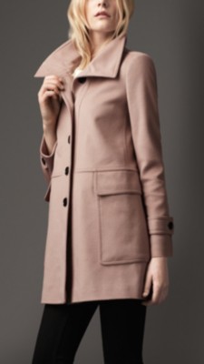 Tailored Wool Cashmere Coat