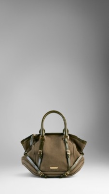 Medium Nubuck Bridle Leather Tote Bag