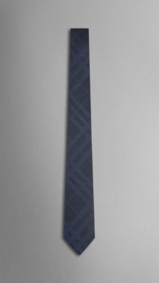 Check Dot Silk Tie