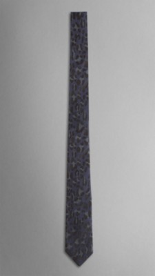 Animal Print Silk Tie