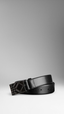 Check Buckle Belt