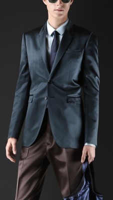 Bonded Satin Tailored Jacket