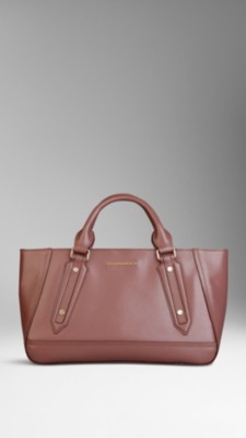 Bolso tote pequeño en charol London