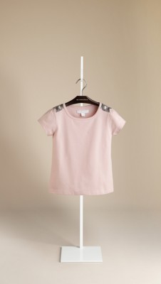 Check Shoulder T-Shirt