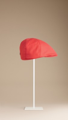 Cotton Gabardine Flat Cap