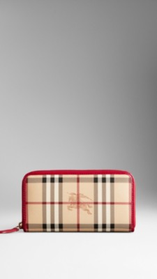 Haymarket Check Ziparound Wallet