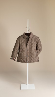 Canvas Collar Quilted Jacket