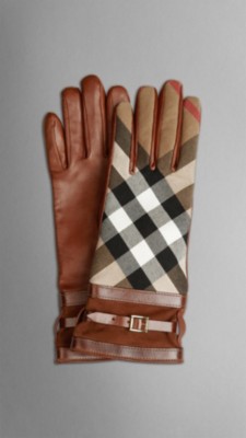 Bridle House Check Gloves